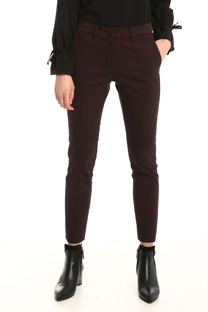 Pantalone jacquard stretch Fashion Market Pantalone jacquard stretch Fashion Market