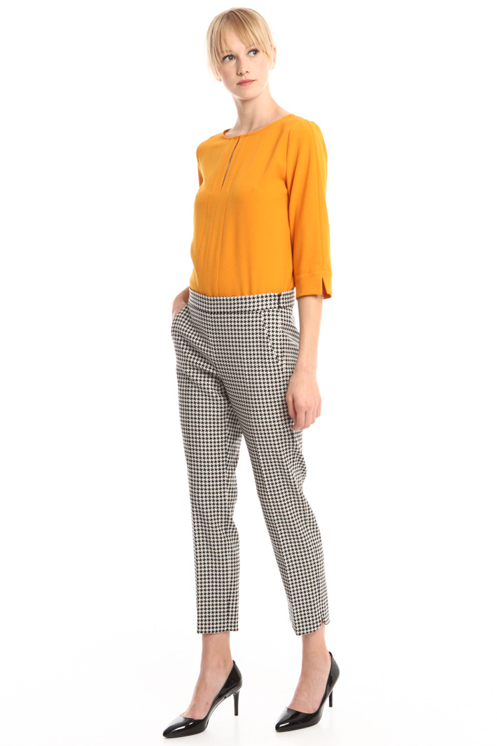 Pantalone in lana jacquard Fashion Market Pantalone in lana jacquard Fashion Market