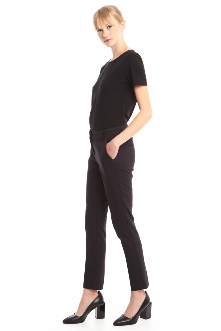 Pantaloni in raso di cotone Fashion Market Pantaloni in raso di cotone Fashion Market