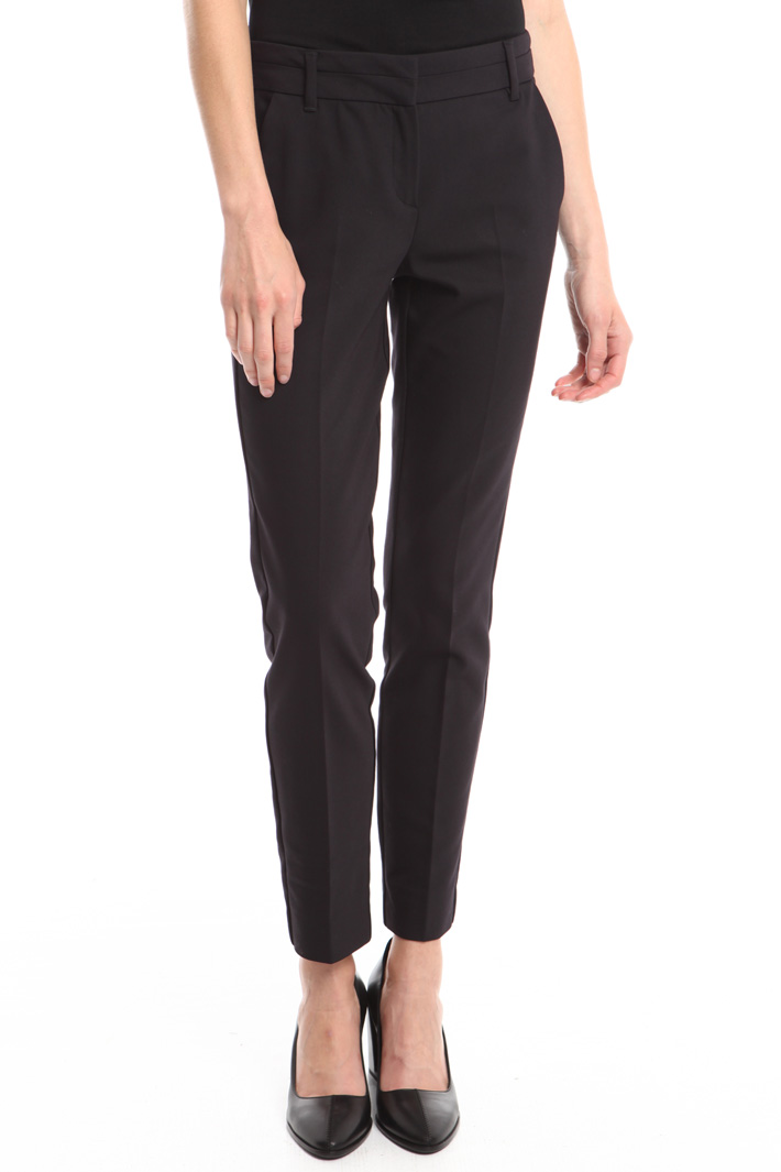 Pantaloni in raso di cotone Fashion Market Pantaloni in raso di cotone Fashion Market