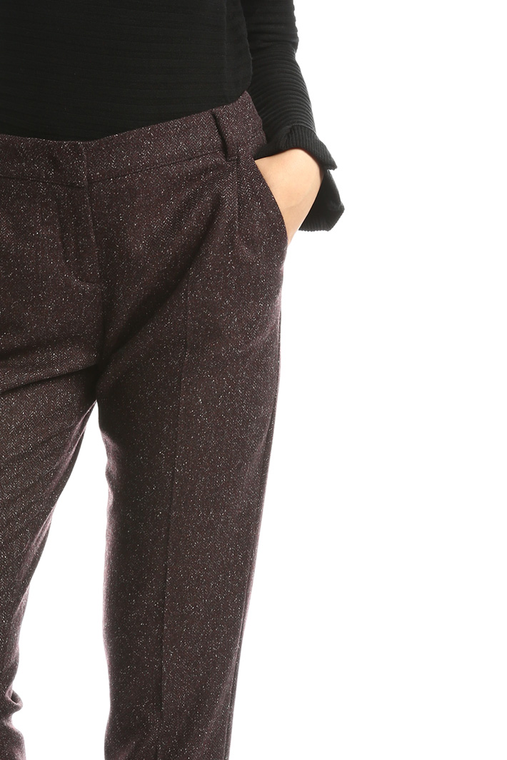Pantaloni in tweed di lana Fashion Market Pantaloni in tweed di lana Fashion Market