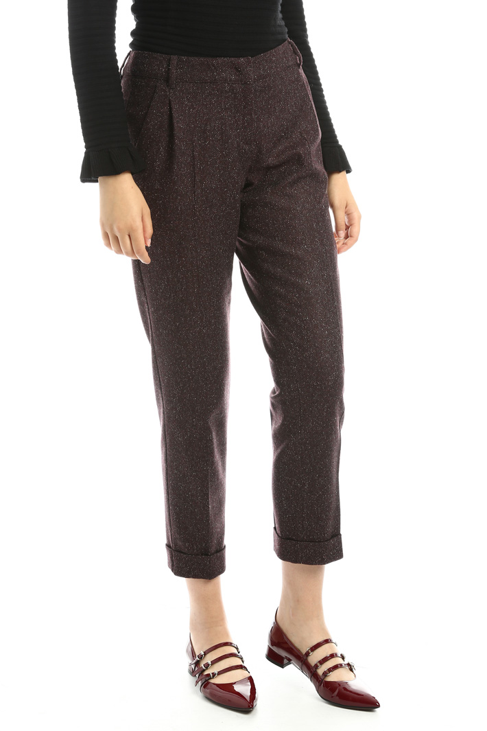 Pantaloni in tweed di lana Fashion Market Pantaloni in tweed di lana Fashion Market