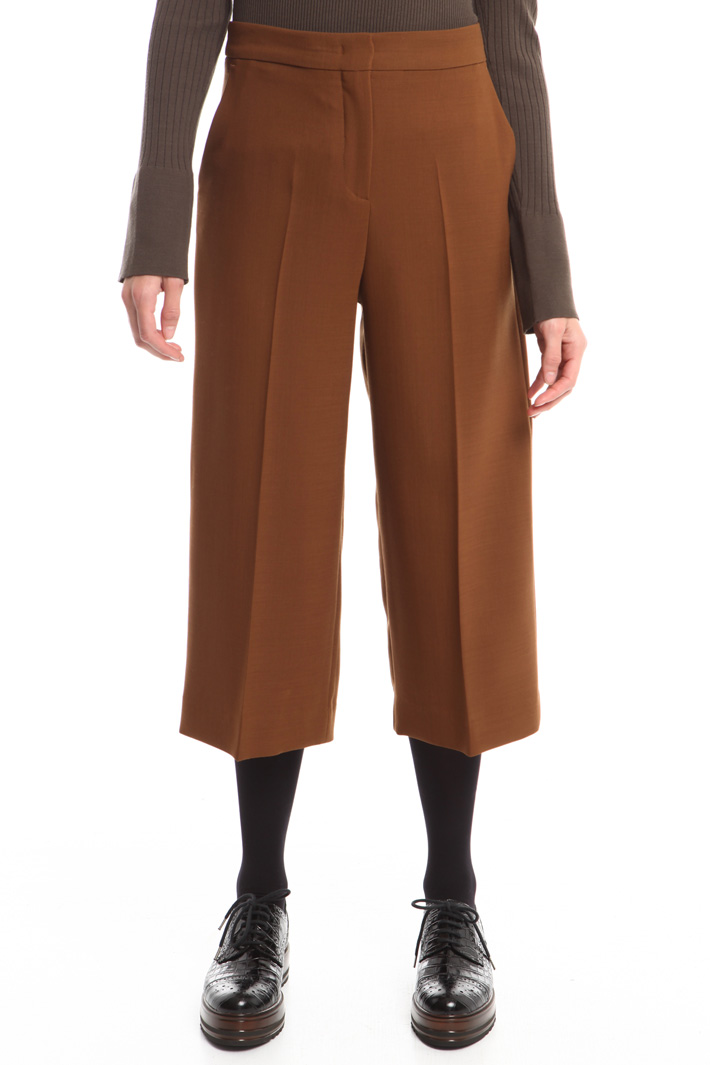 Pantaloni in tela di lana Fashion Market Pantaloni in tela di lana Fashion Market