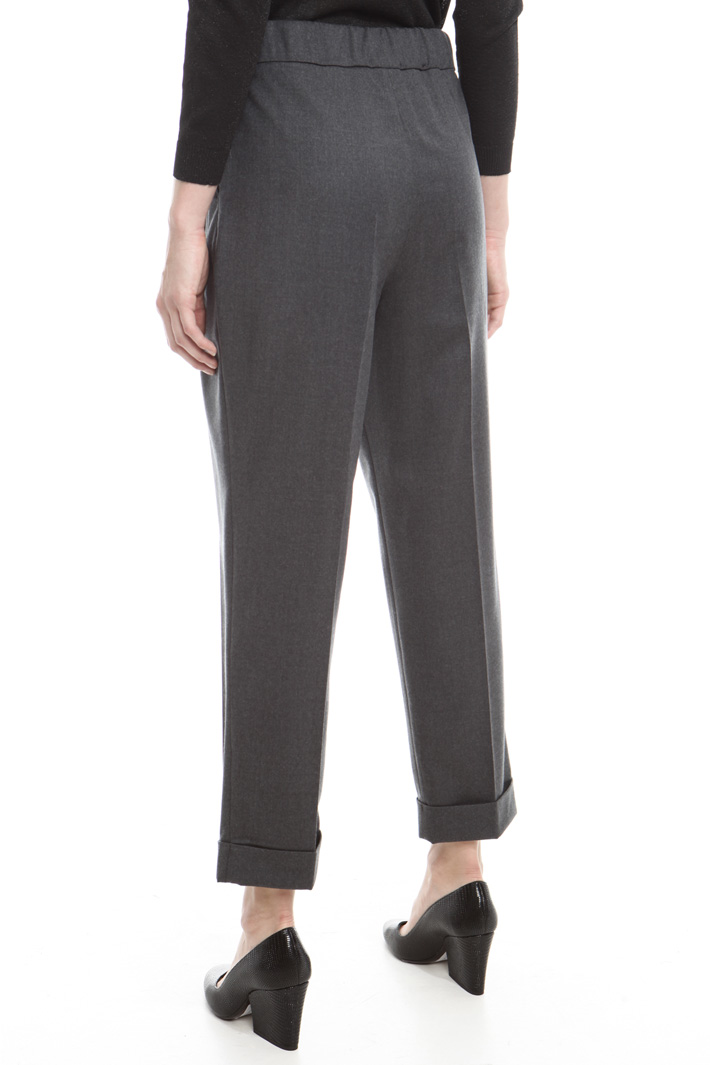 Pantaloni a carota in flanella Fashion Market Pantaloni a carota in flanella Fashion Market