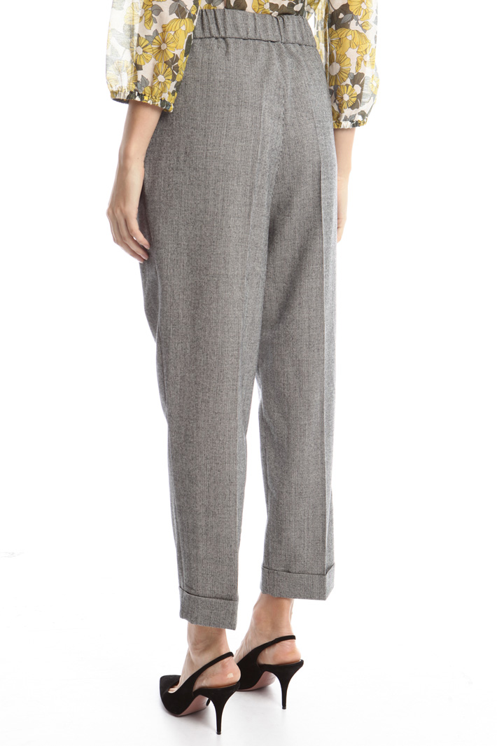 Pantaloni a carota in flanella Fashion Market Pantaloni a carota in flanella Fashion Market