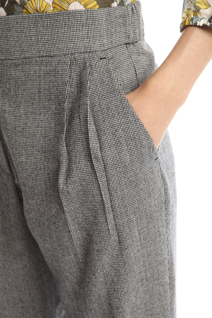Pantaloni a carota in flanella Fashion Market Pantaloni a carota in flanella Fashion Market