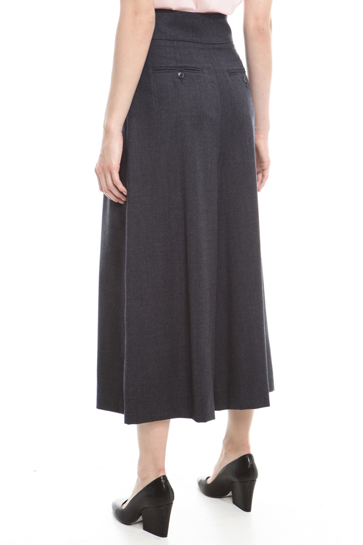 Pantaloni cropped in flanella Fashion Market Pantaloni cropped in flanella Fashion Market