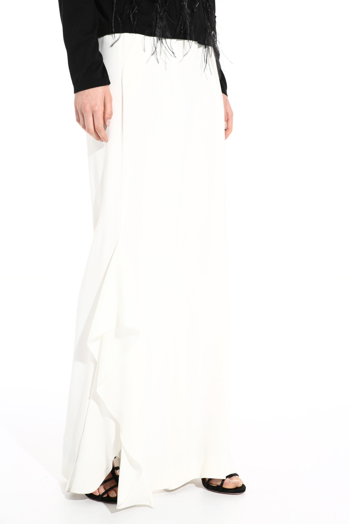 Pantalone enver satin opaco Fashion Market Pantalone enver satin opaco Fashion Market