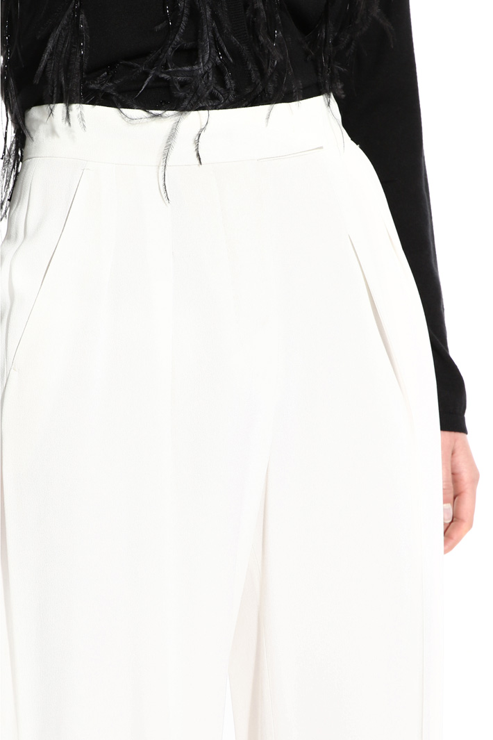Pantalone enver satin opaco Fashion Market Pantalone enver satin opaco Fashion Market