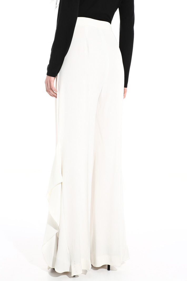 Pantalone enver satin opaco Fashion Market Pantalone enver satin opaco Fashion Market