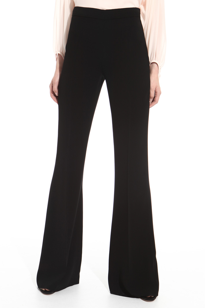 Pantalone lungo in triacetato Fashion Market Pantalone lungo in triacetato Fashion Market
