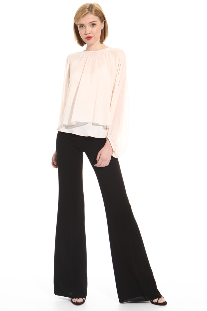 Pantalone lungo in triacetato Fashion Market Pantalone lungo in triacetato Fashion Market