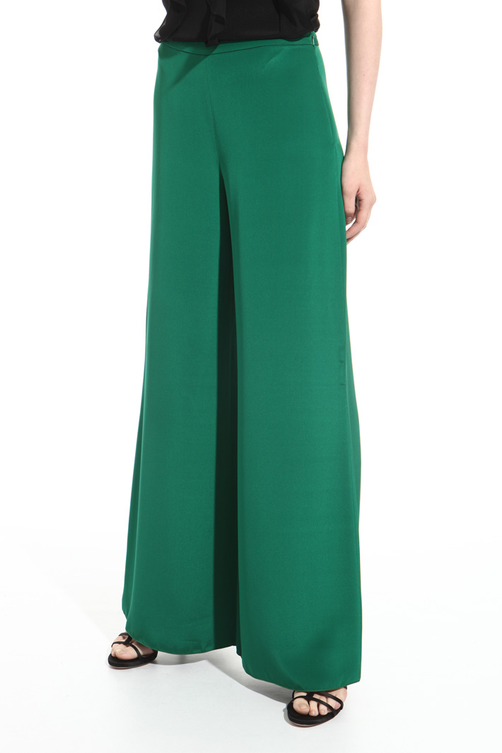 Pantalone a palazzo in seta Fashion Market Pantalone a palazzo in seta Fashion Market