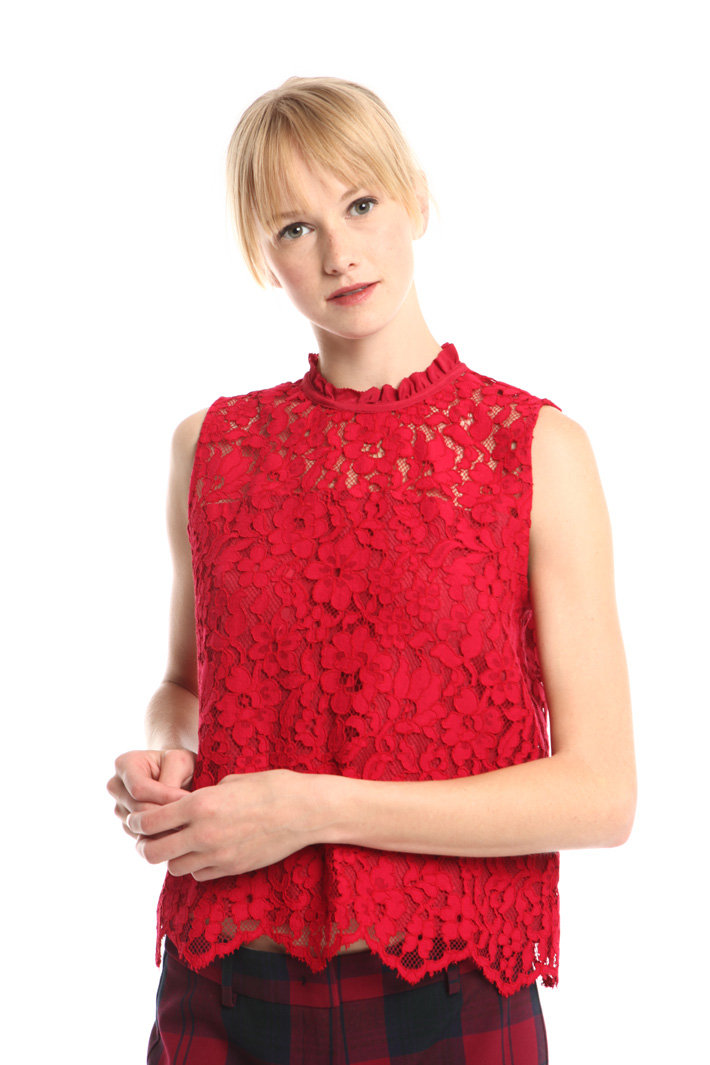 Top smanicato in pizzo Fashion Market Top smanicato in pizzo Fashion Market