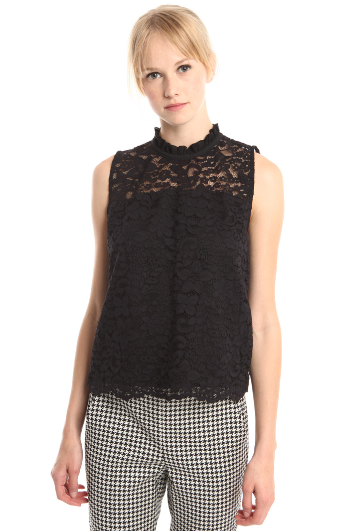 Top smanicato in pizzo Fashion Market Top smanicato in pizzo Fashion Market
