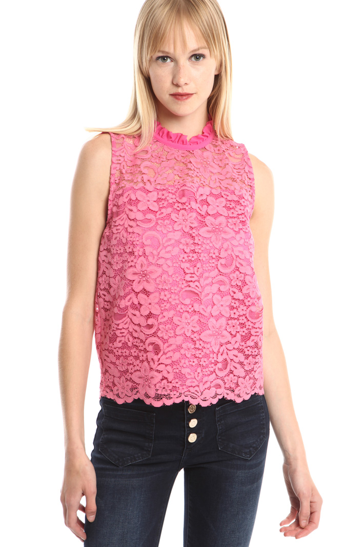 Top smanicato in pizzo Fashion Market Top smanicato in pizzo Fashion Market