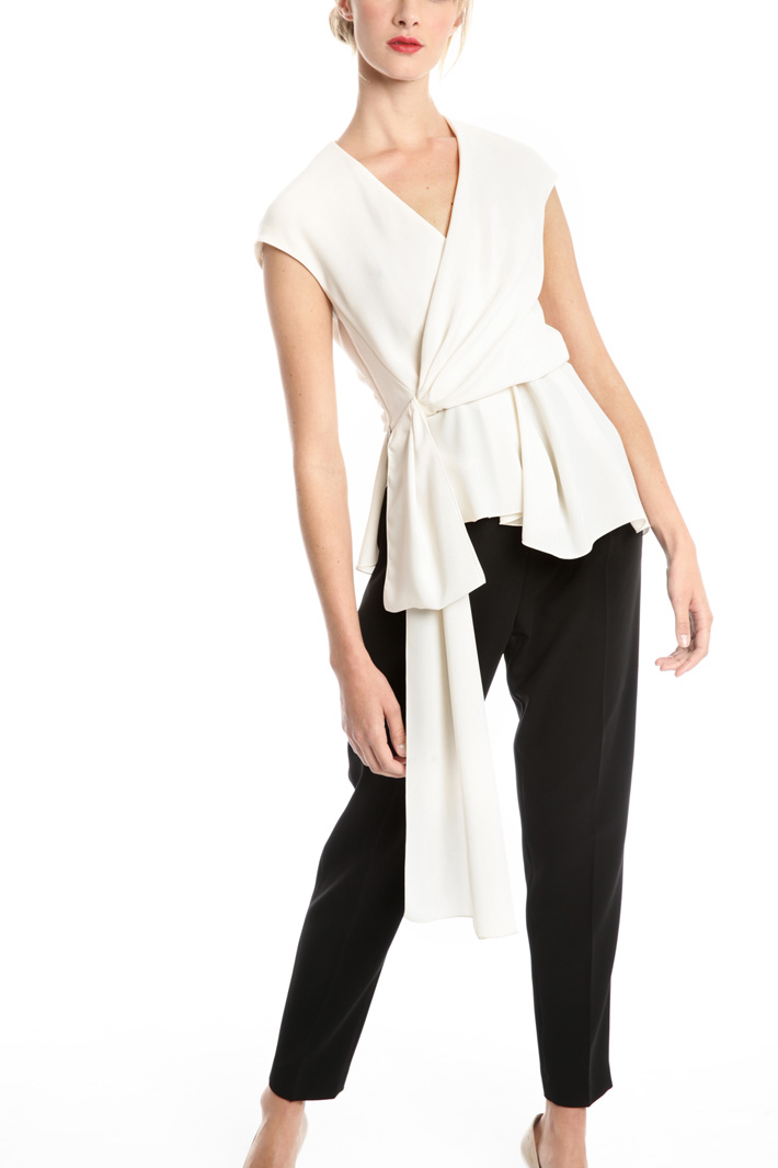 Top incrociato in cady Fashion Market Top incrociato in cady Fashion Market