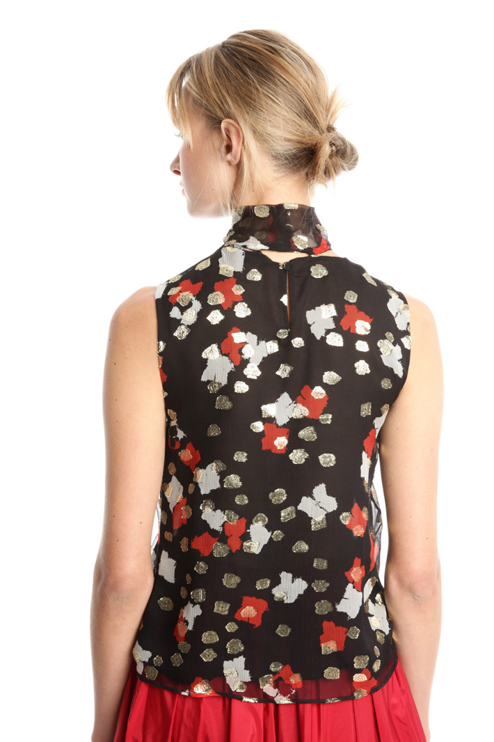 Top in crepe fil coupé Fashion Market Top in crepe fil coupé Fashion Market