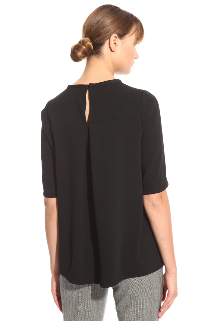 Casacca in crepe enver satin Fashion Market Casacca in crepe enver satin Fashion Market