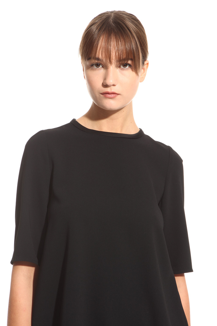 Casacca in crepe enver satin Fashion Market Casacca in crepe enver satin Fashion Market