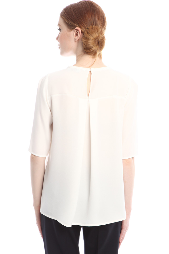 Casacca in crepe enver satin Fashion Market Casacca in crepe enver satin Fashion Market