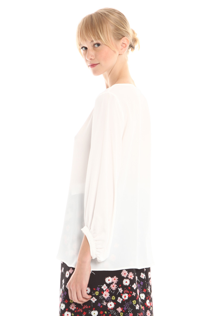 Blusa in crepe misto seta Fashion Market Blusa in crepe misto seta Fashion Market
