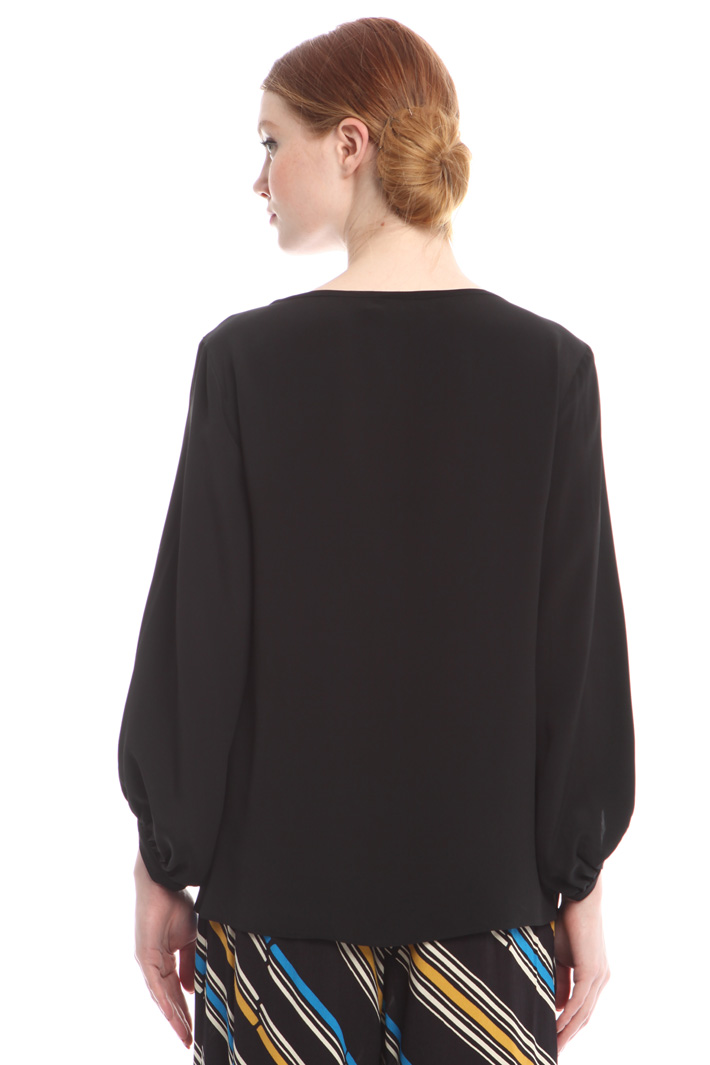 Blusa in crepe misto seta Fashion Market Blusa in crepe misto seta Fashion Market