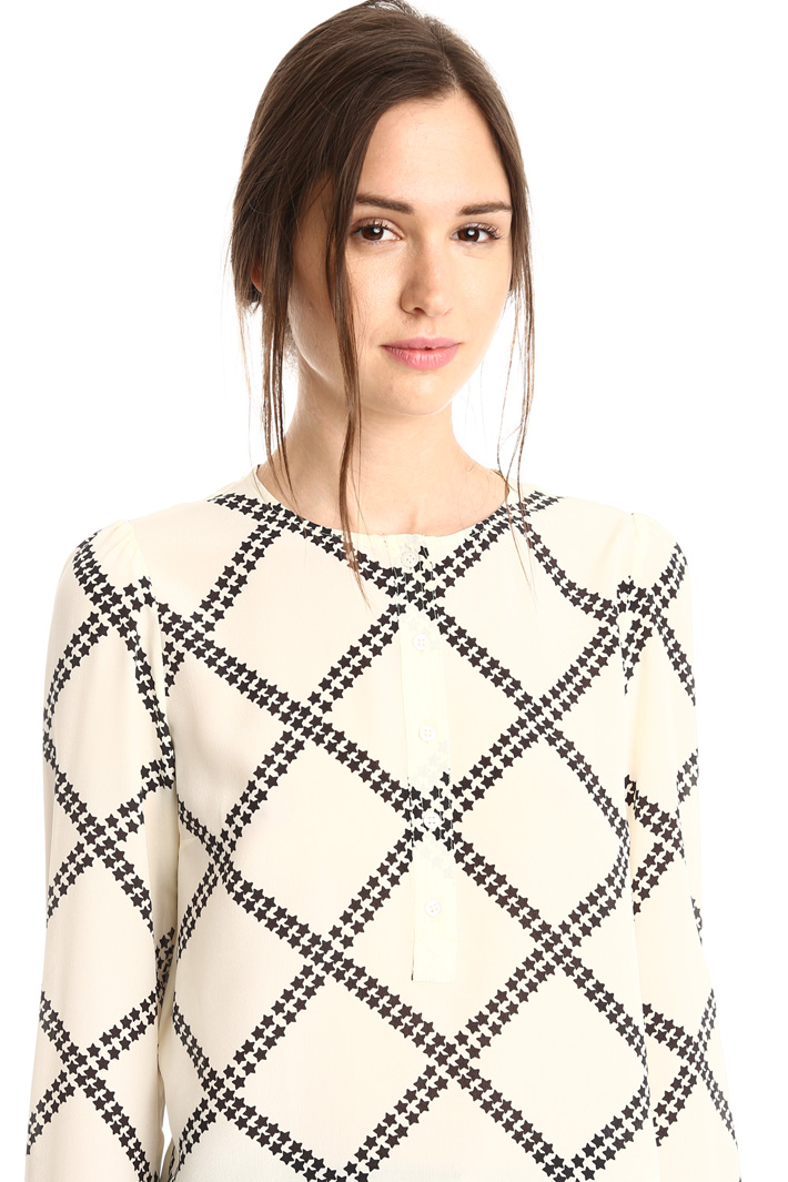 Blusa in seta stampata Fashion Market Blusa in seta stampata Fashion Market