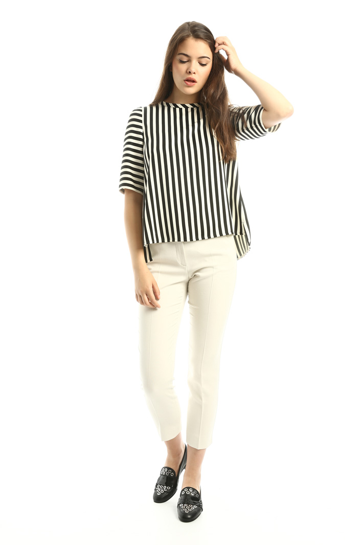 Blusa in tessuto compatto Fashion Market Blusa in tessuto compatto Fashion Market