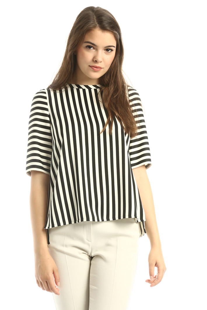 Blusa in tessuto compatto Fashion Market Blusa in tessuto compatto Fashion Market