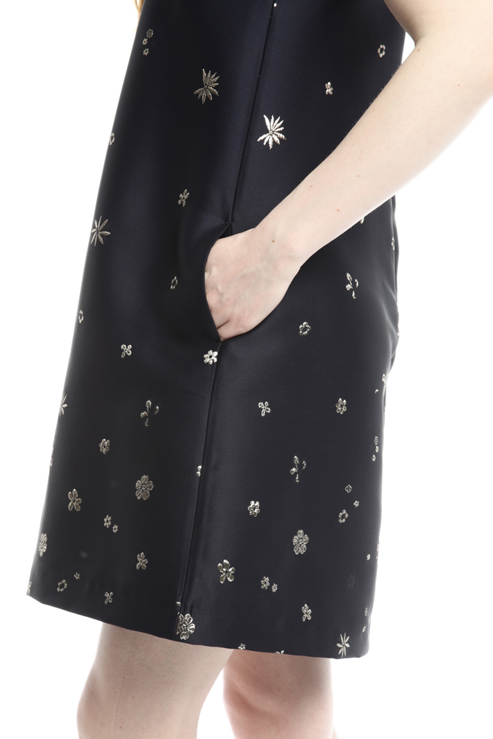 Abito con fiori in lurex Fashion Market Abito con fiori in lurex Fashion Market