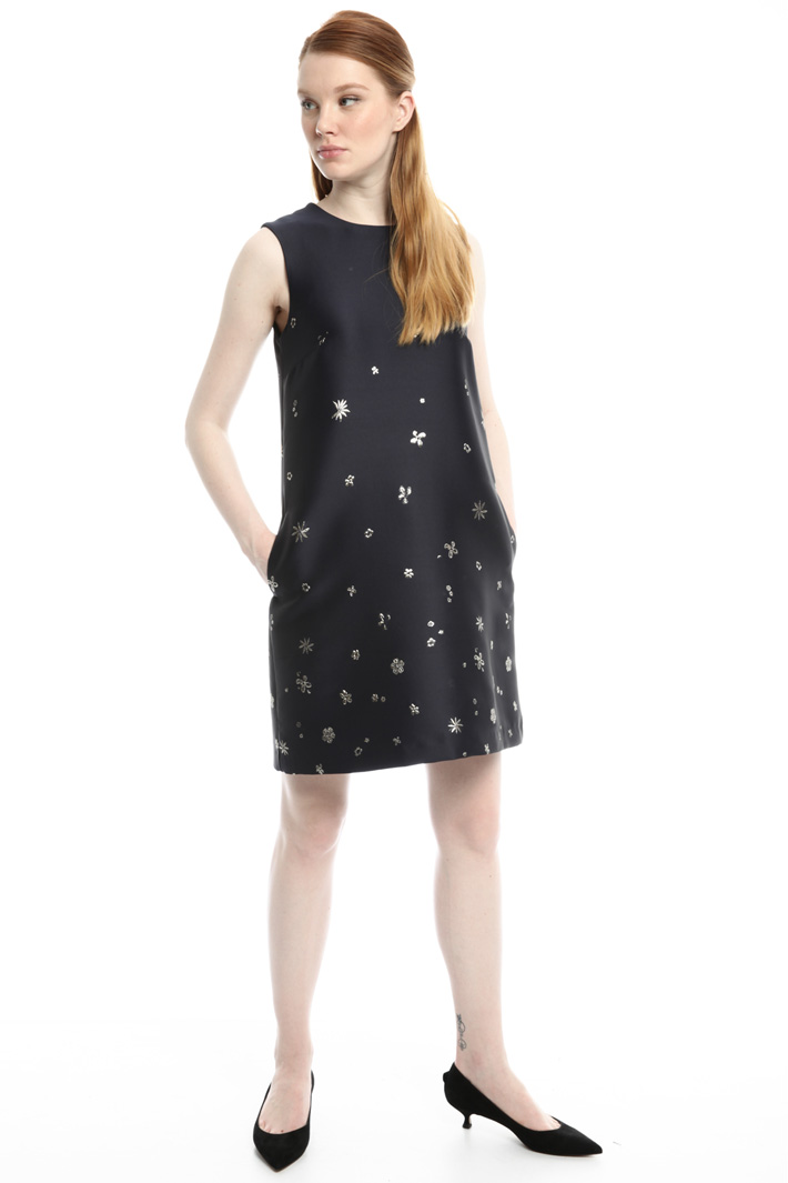 Abito con fiori in lurex Fashion Market Abito con fiori in lurex Fashion Market