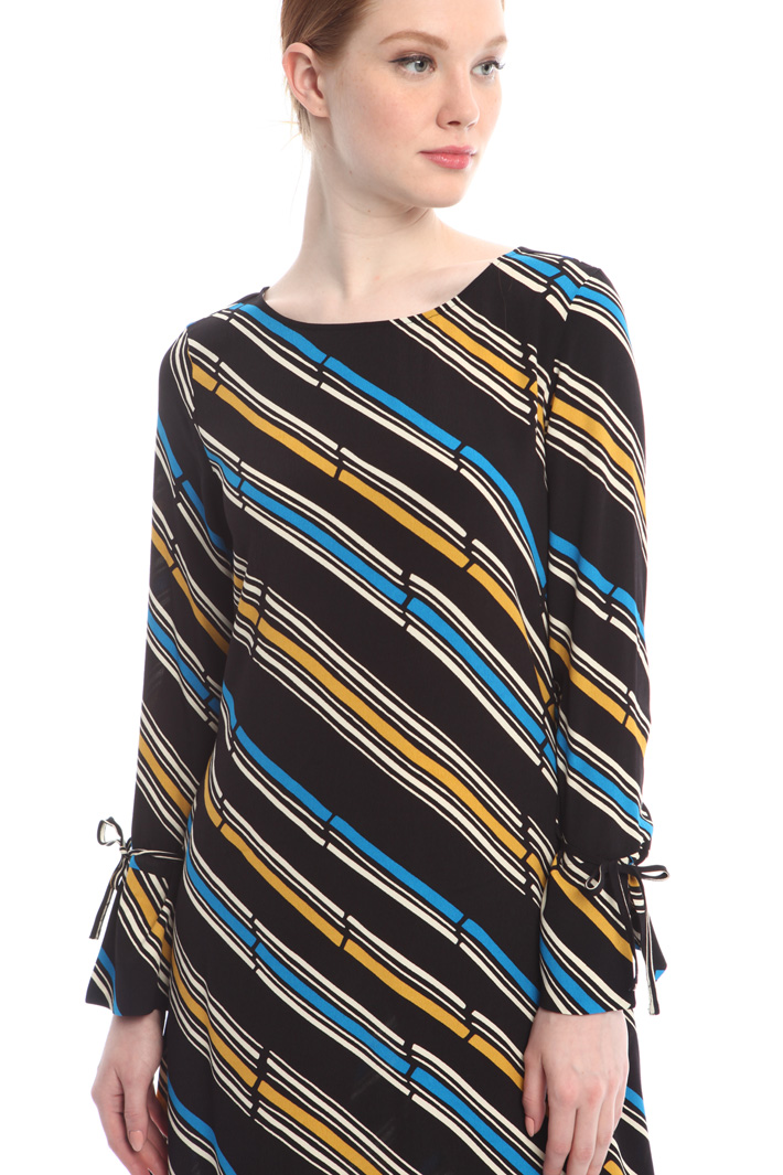Abito crepe stampato Fashion Market Abito crepe stampato Fashion Market