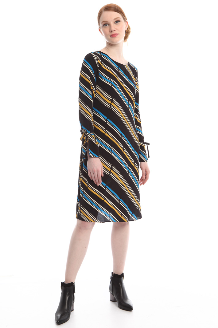 Abito crepe stampato Fashion Market Abito crepe stampato Fashion Market