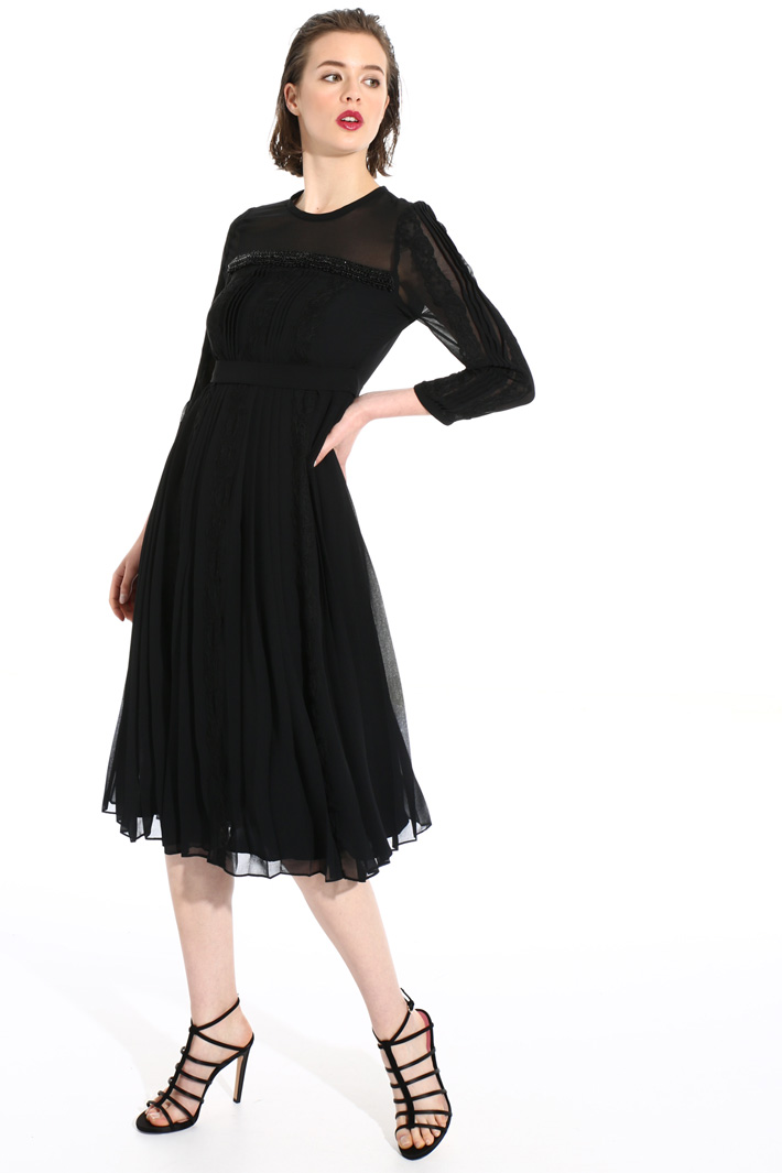 Abito midi in georgette Fashion Market Abito midi in georgette Fashion Market