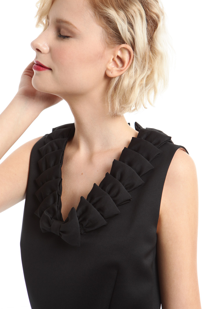 Abito in ottoman con fiocchi Fashion Market Abito in ottoman con fiocchi Fashion Market