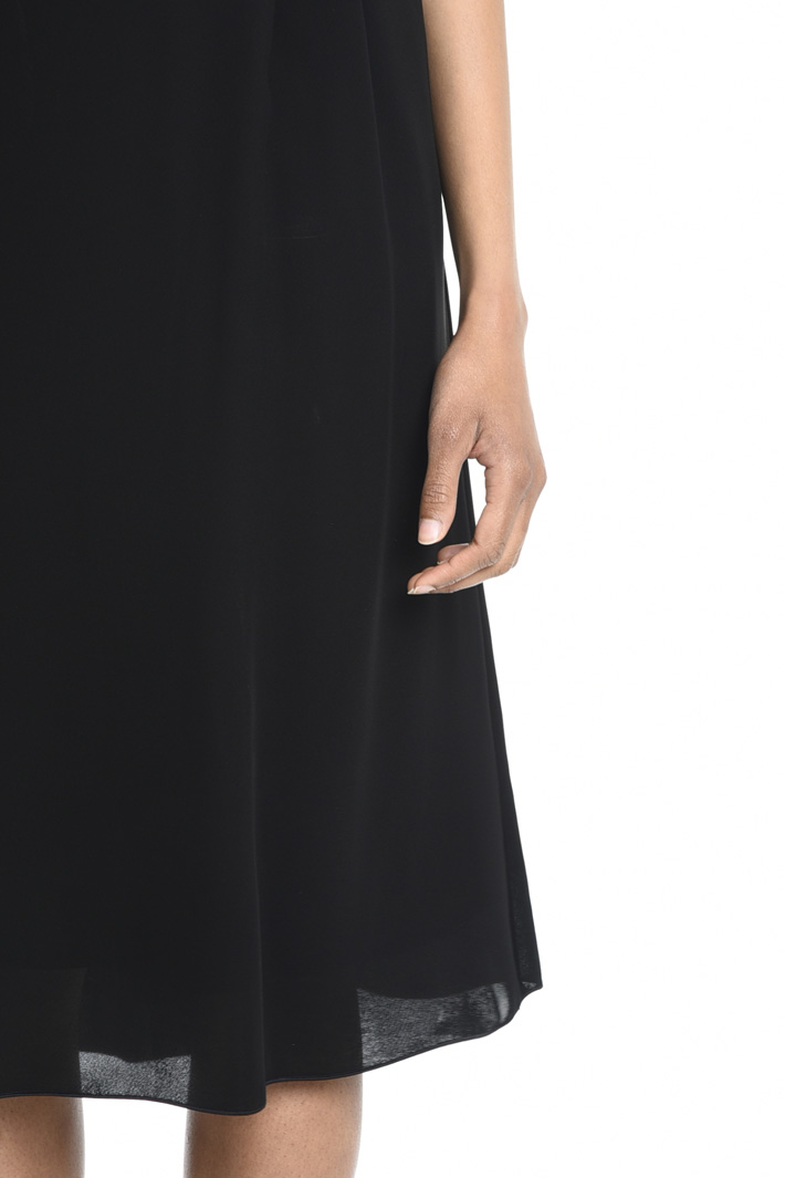 Abito longuette in georgette Fashion Market Abito longuette in georgette Fashion Market