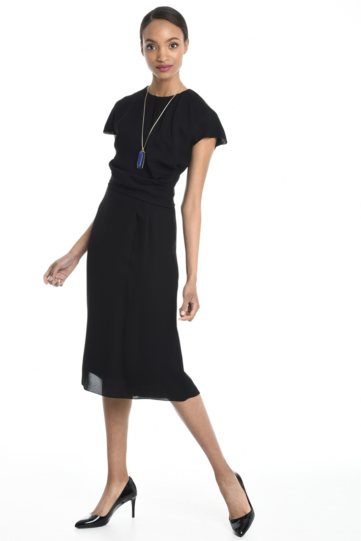 Abito longuette in georgette Fashion Market Abito longuette in georgette Fashion Market