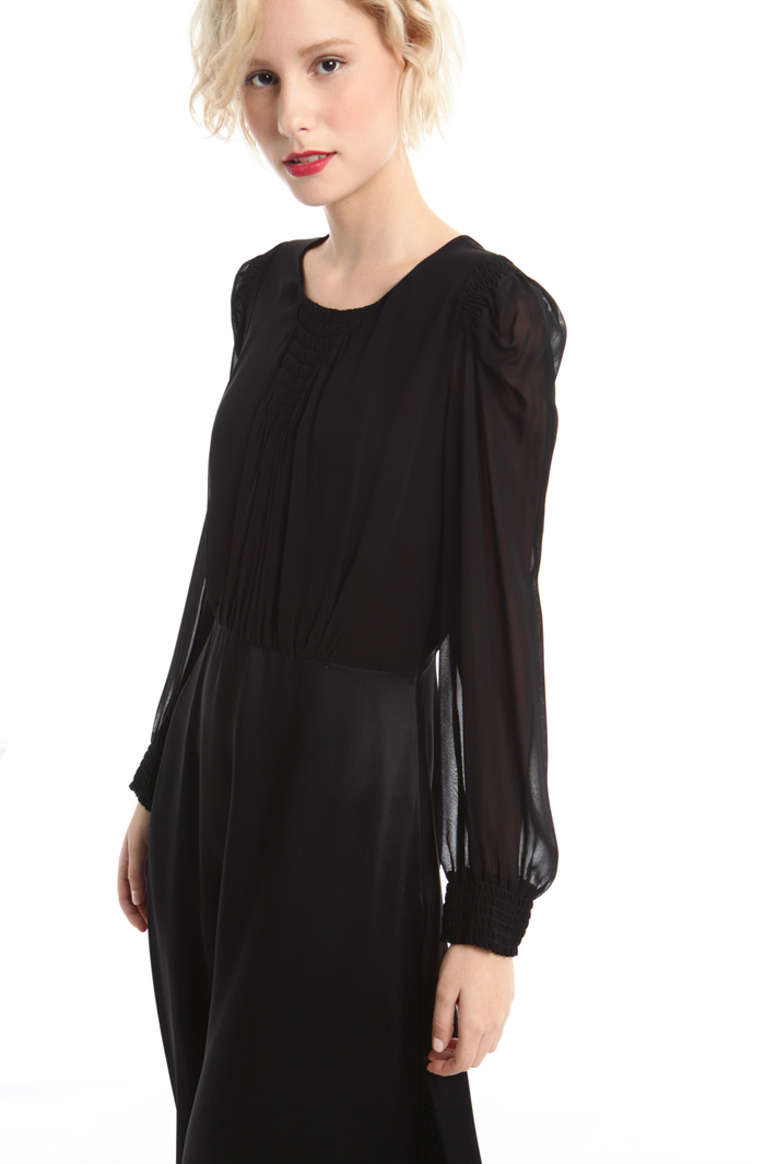 Abito midi in georgette Fashion Market Abito midi in georgette Fashion Market
