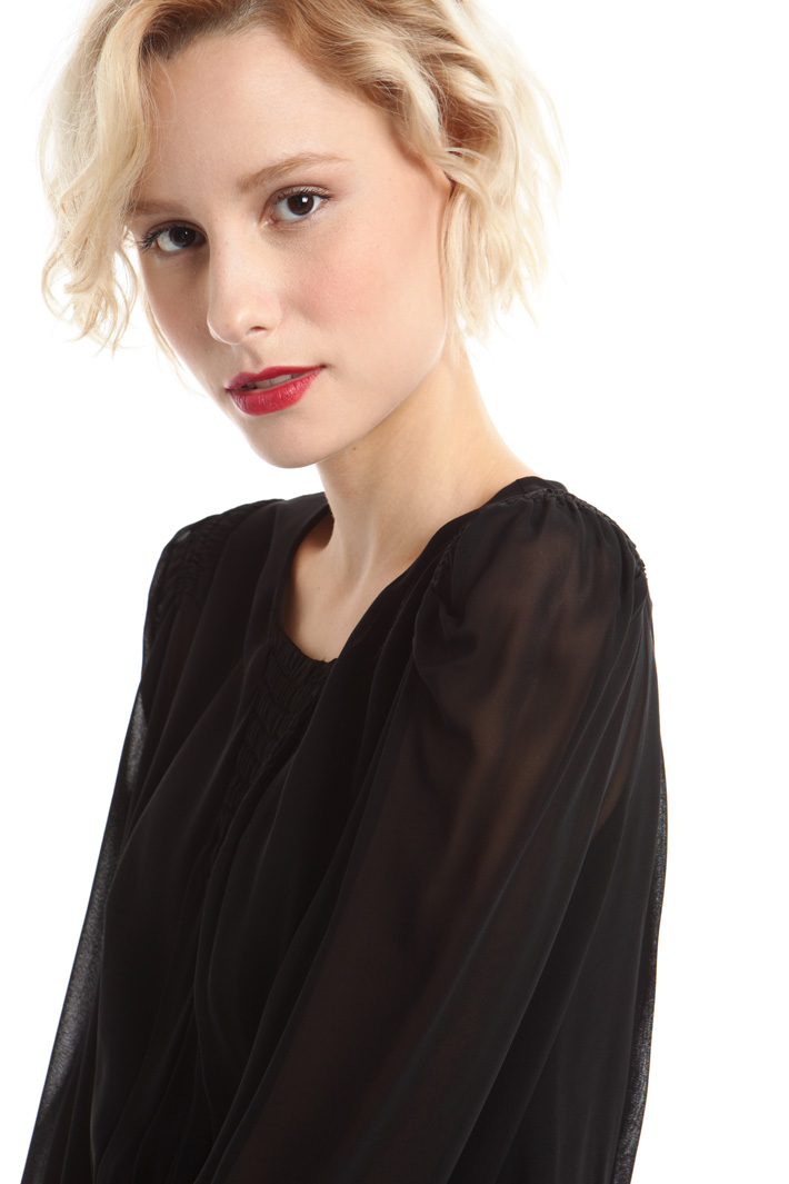 Abito midi in georgette Fashion Market Abito midi in georgette Fashion Market