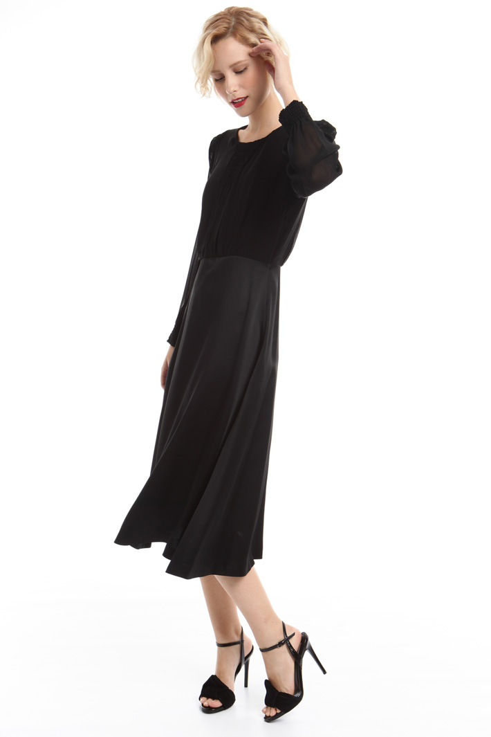 Abito midi in georgette Fashion Market Abito midi in georgette Fashion Market