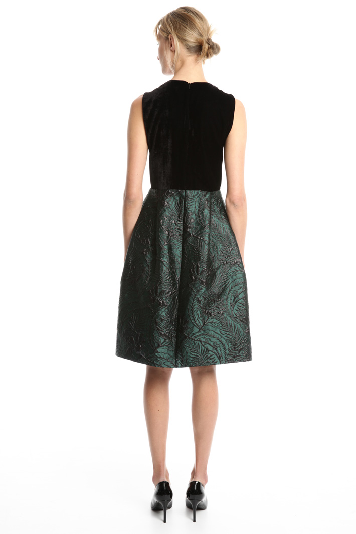 Abito in velluto e jacquard Fashion Market Abito in velluto e jacquard Fashion Market