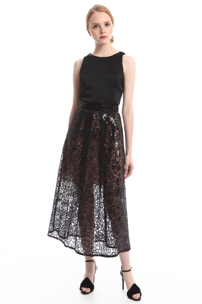 Gonna in tulle e paillettes Fashion Market Gonna in tulle e paillettes Fashion Market