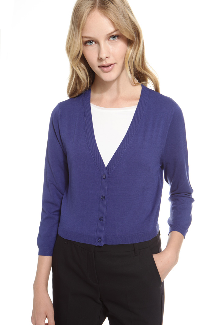 Cardigan corto in viscosa Fashion Market Cardigan corto in viscosa Fashion Market