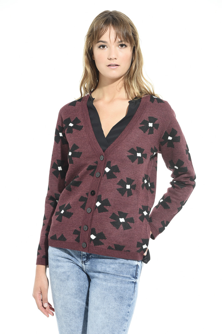 Cardigan over jacquard Fashion Market Cardigan over jacquard Fashion Market