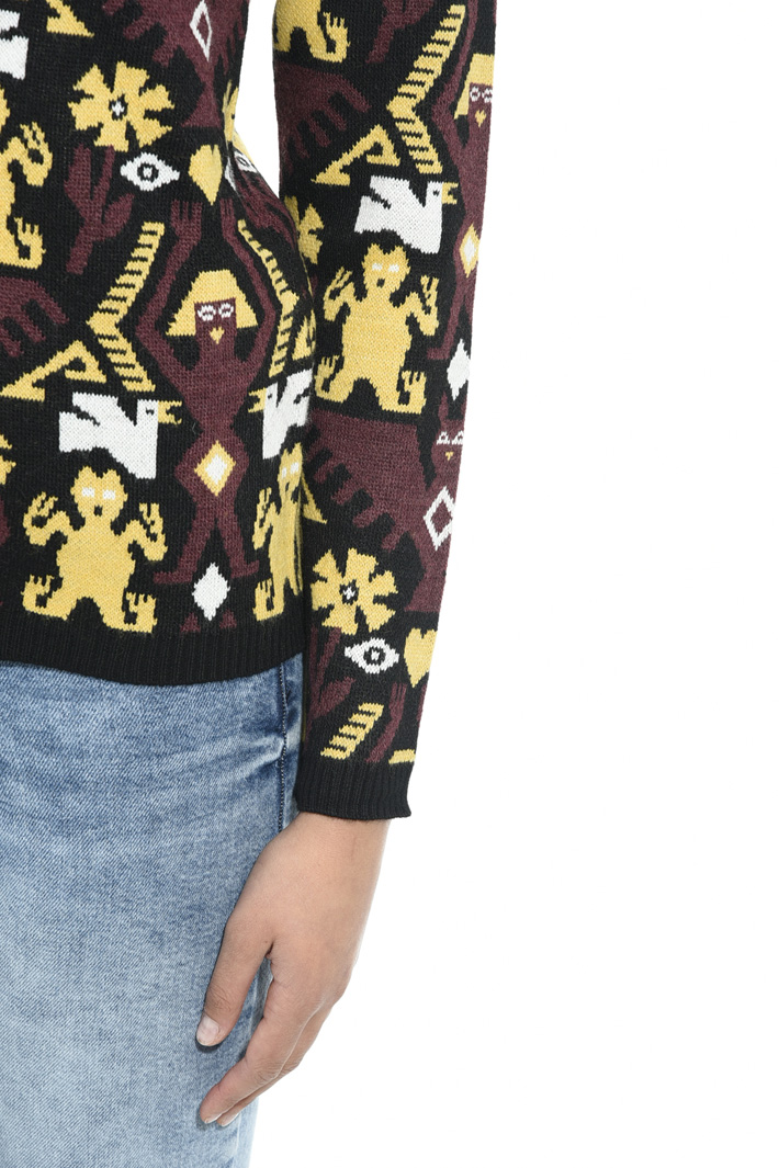 Cardigan over jacquard Fashion Market Cardigan over jacquard Fashion Market