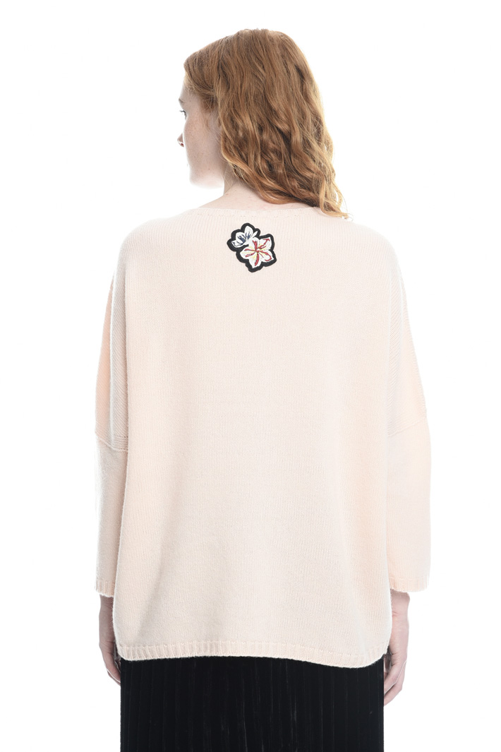Maglia over con applicazioni Fashion Market Maglia over con applicazioni Fashion Market