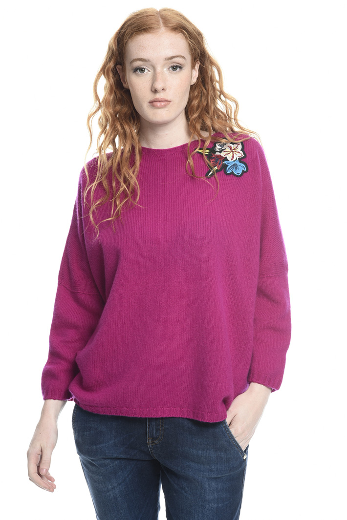 Maglia over con applicazioni Maglia over con applicazioni