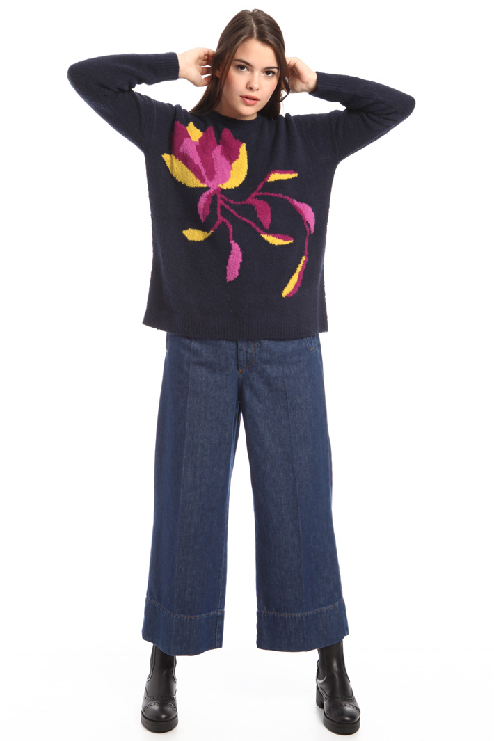 Maglia intarsio multicolor Fashion Market Maglia intarsio multicolor Fashion Market