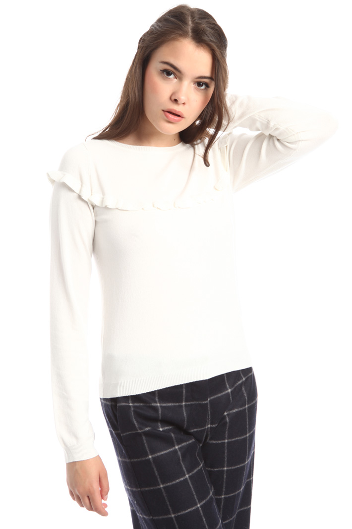 Maglia con volant Fashion Market Maglia con volant Fashion Market